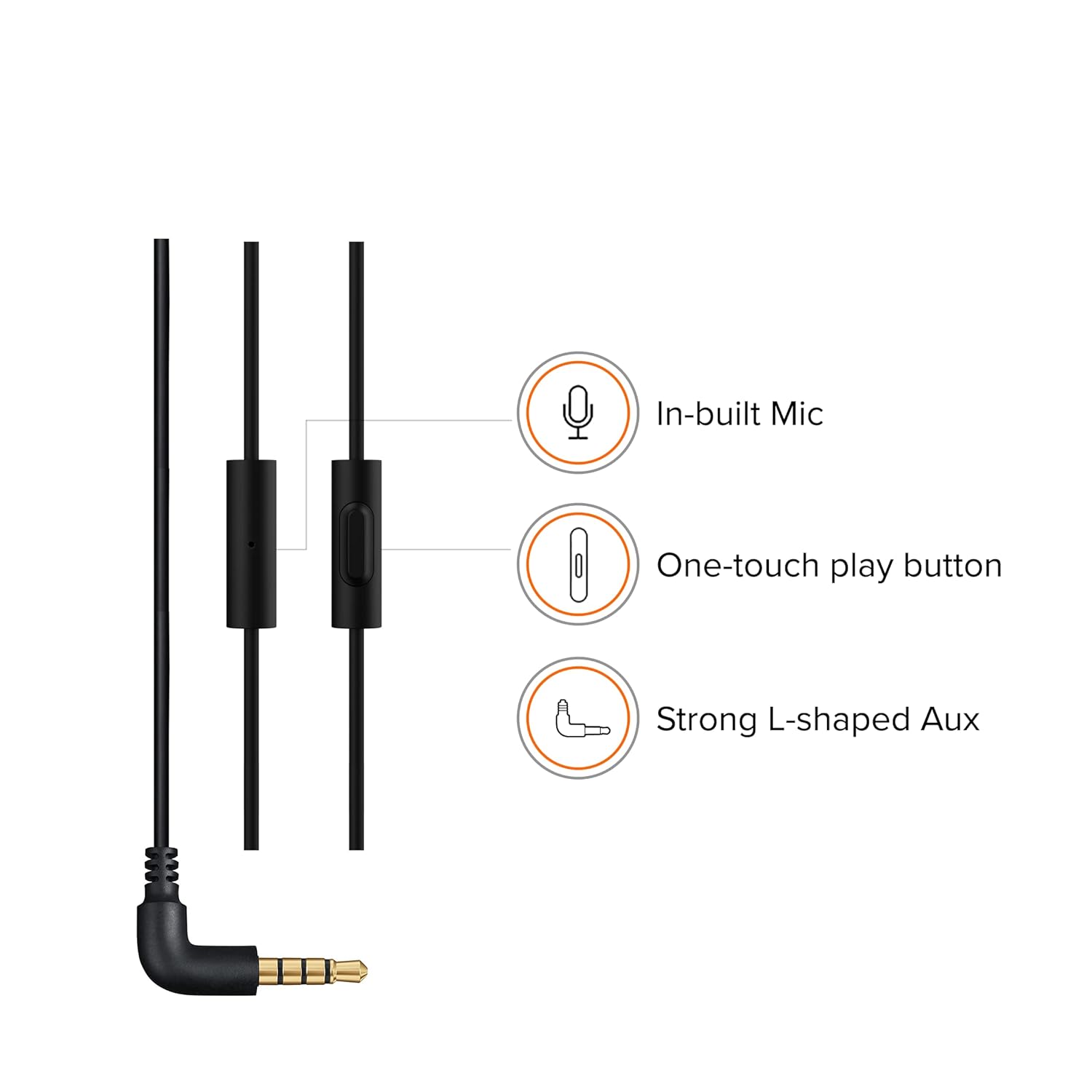 Xiaomi Wired in-Ear Earphones with Mic Ultra Deep Bass & Metal Sound Chamber